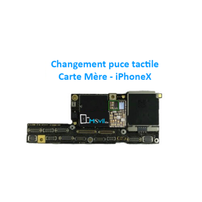 Réparation carte mère iPhone X problème de tactile